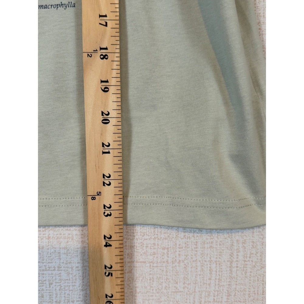 NWT Scotch‎ & Soda Women Sage Green Hydrangea Botanical Tee •L• Cottagecore Art - Picture 10 of 10